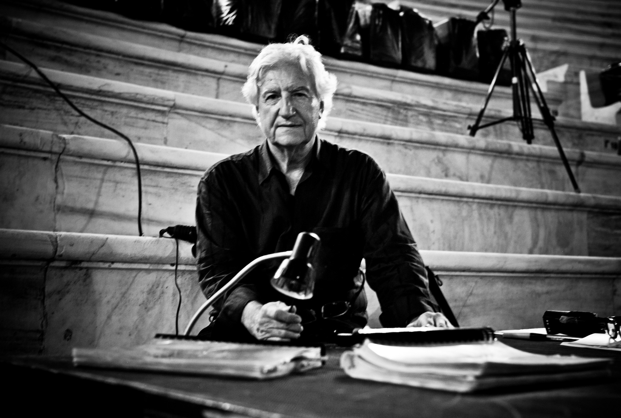 Final rehearsal of Verdi's opera Othello by the Greek National Opera at ancient Odeon of Herodes Atticus, Athens, Greece, July 2014 / Ðñüâá ôæåíåñÜëå ôçò üðåñáò ôïõ ÂÝñíôé ÏèÝëëïò óôï Çñþäåéï áðü ôçí ÅèíéêÞ ËõñéêÞ ÓêçíÞ, ÁèÞíá, Éïýëéïò 2014