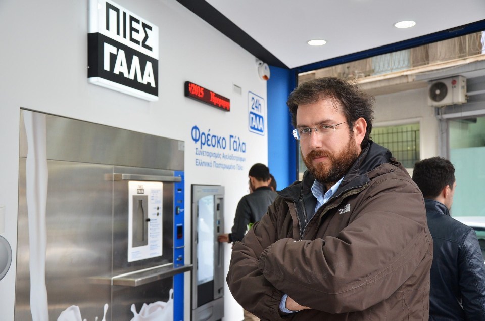 Ο Αναστάσιος Γεωργακόπουλος, Συνιδρυτής Συνεταιρισμού Γαλακτοπαραγωγών Βοιωτίας ΠΙΕΣ ΓΑΛΑ