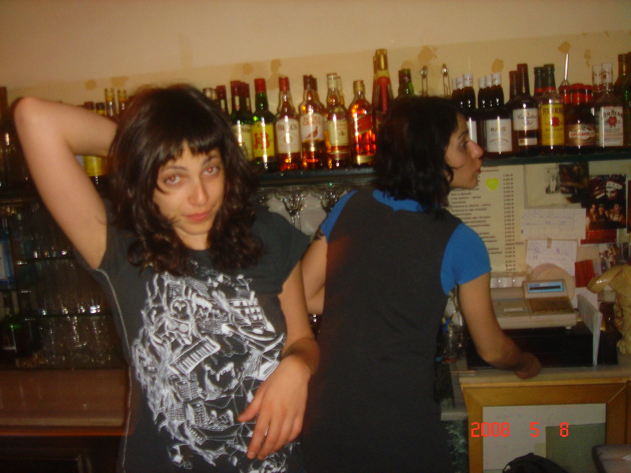 Πρωινά στο :BOOZE με την Σκέβη και την Άρτεμη, 2008