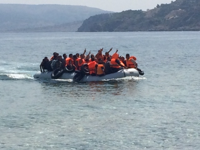 Απόβαση στην παραλία. 