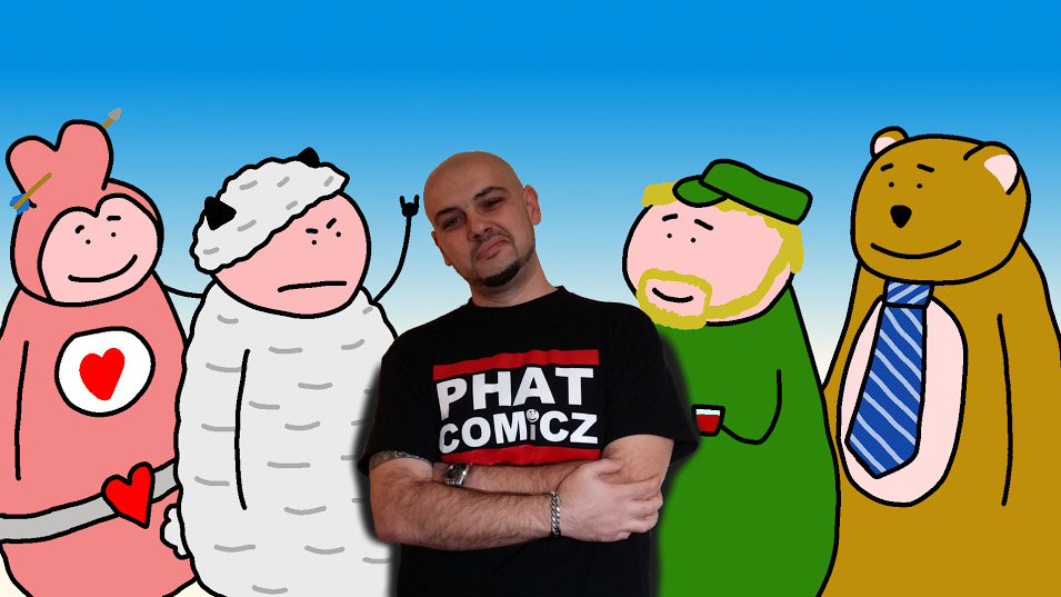 Ο Βαγγέλης Χατζηδάκης και οι ήρωες του Phat Comicz
