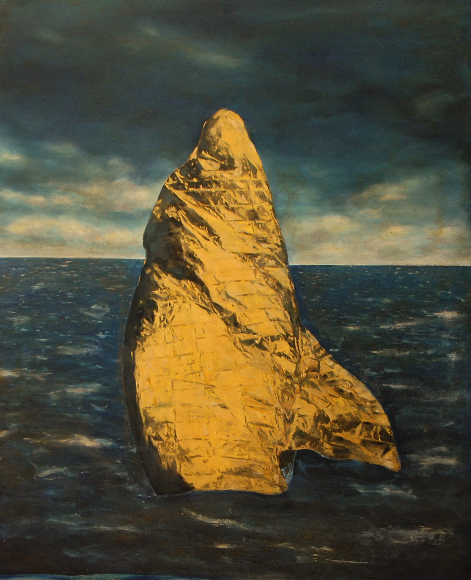 Gospel, 100x122cm, oil on canvas, Dionisis Christofilogiannis, 2016