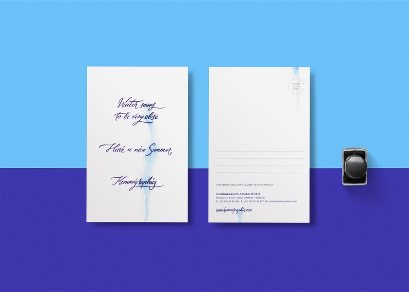 Self-promotion Summer Cards / Kommigraphics Design Studio