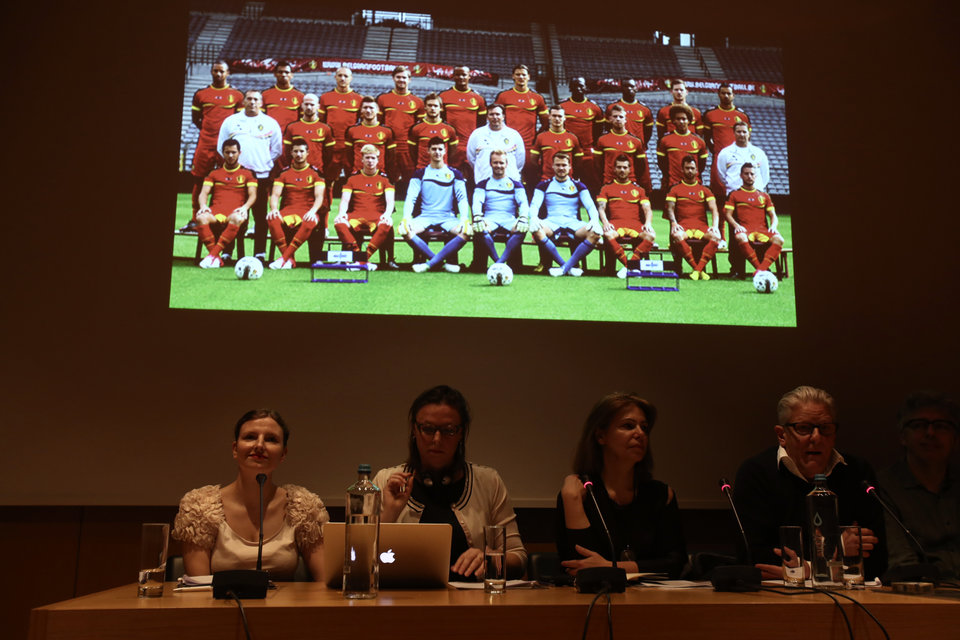 Από τη συνέντευξη τύπου. 