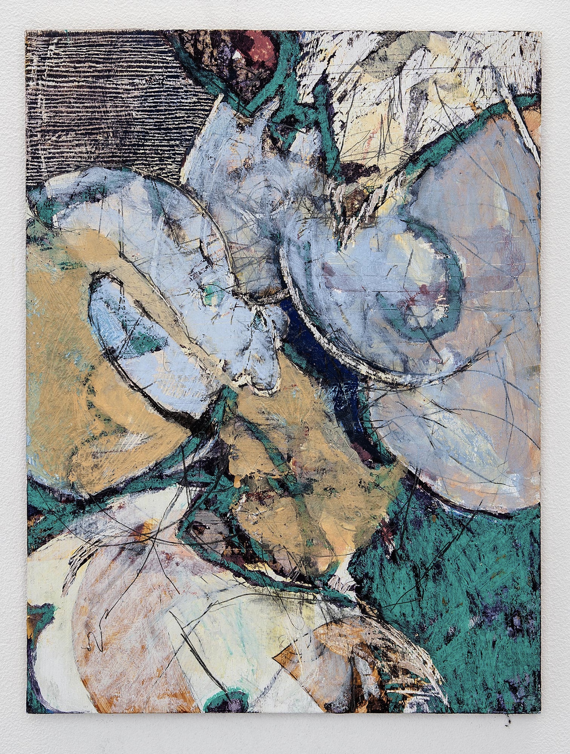 Άτιτλο | Gouache και pastel σε ξύλο