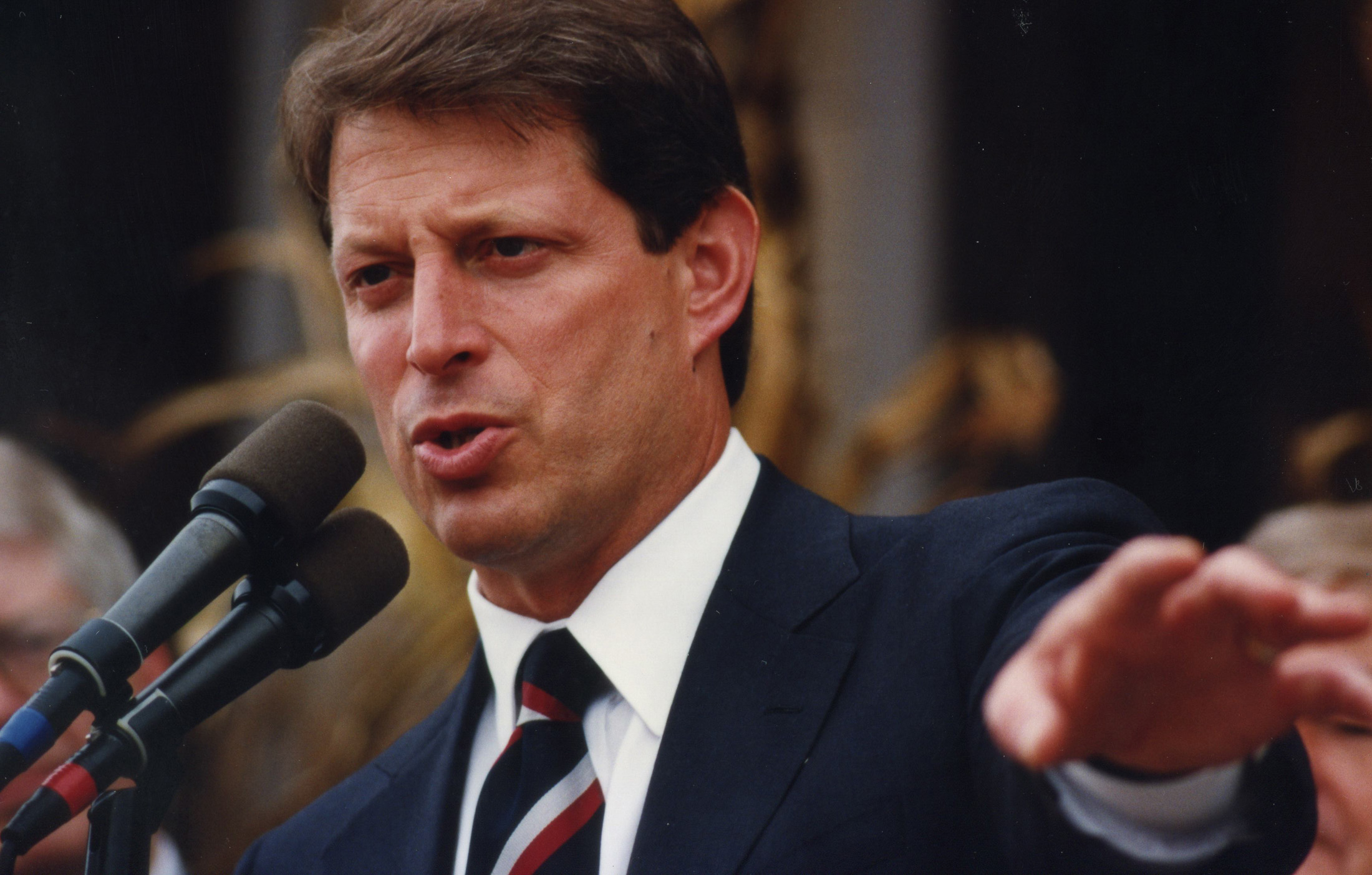 Ο πρώην Αντιπρόεδρος Αλ Γκορ, ο μεγαλύτερος χαμένος του Εκλεκτορικού εκλογικού συστήματος.