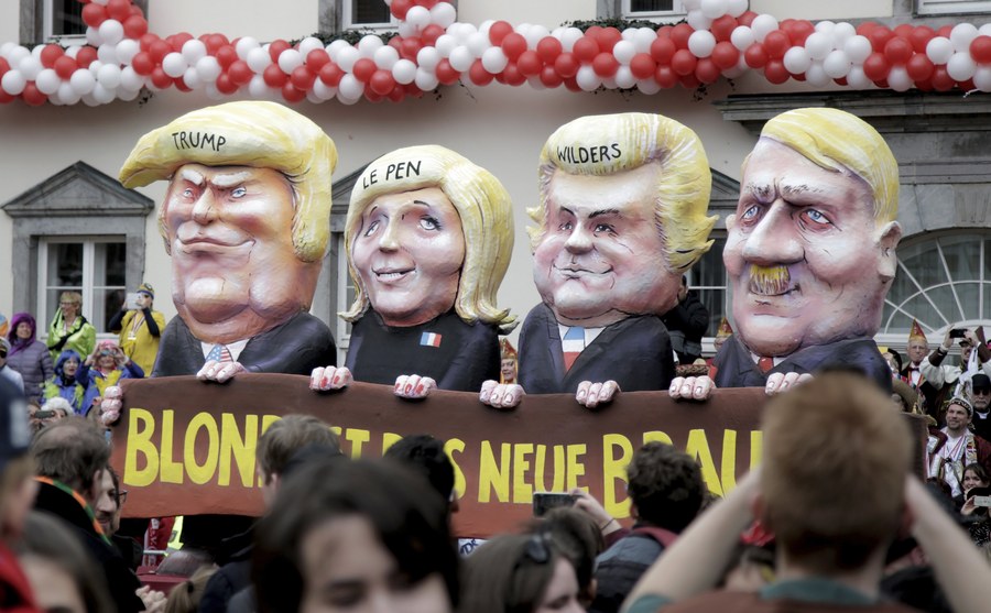 Φωτογραφία από διαδήλωση κατά του ρατσισμού στην Ολλανδία/ EPA