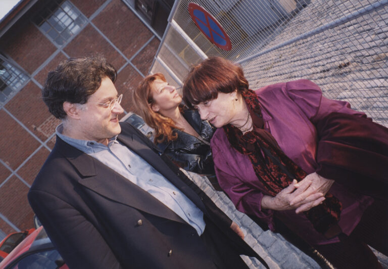 Ο Μισέλ Δημόπουλος με την Ανιές Βαρντά