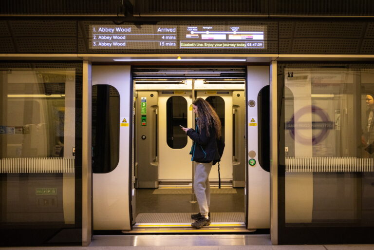 London Elizabeth Line tube