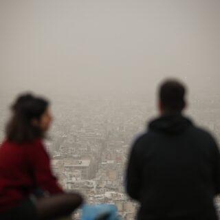 Μεταφορά σκόνης από την περιοχή της Λιβύης και της Αιγύπτου