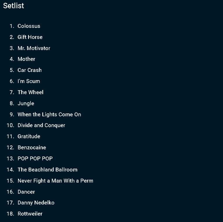 IDLES Release Athens