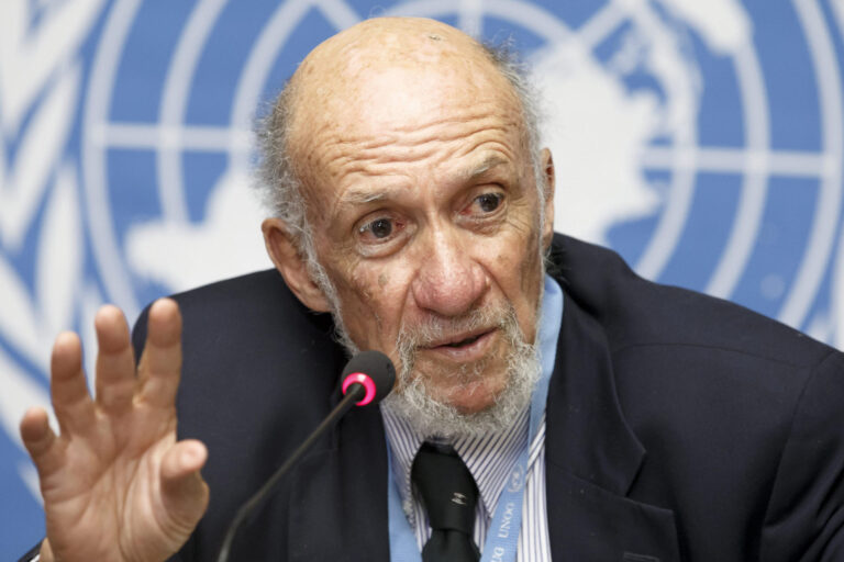 Richard Falk © EPA/SALVATORE DI NOLFI