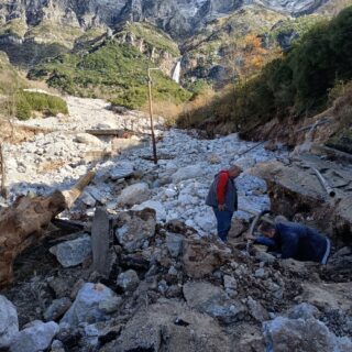 Εικόνες καταστροφής στα Τζουμέρκα μετά την έντονη κακοκαιρία