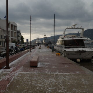 Σάρωσε το νησί της Λέσβου η κακοκαιρία Adel