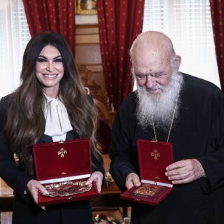 Με τον Αρχιεπίσκοπο Ιερώνυμο συναντήθηκε η Κίμπερλι Γκίλφοϊλ