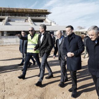 Παναθηναϊκος: Επίσκεψη του πρωθυπουργού στα έργα κατασκευής του γηπέδου στον Βοτανικό