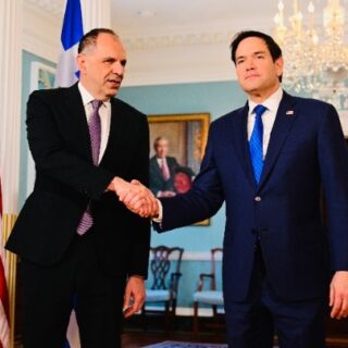 «Θετικό κλίμα» στη συνάντηση Γεραπετρίτη - Ρούμπιο