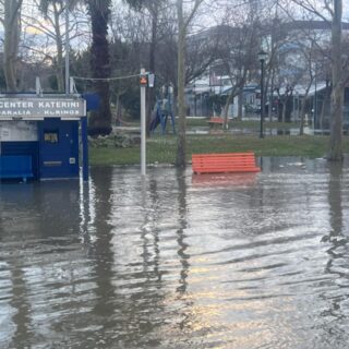 Κακοκαιρία: Εκτεταμένες καταστροφές στο παραλιακό μέτωπο της Κατερίνης