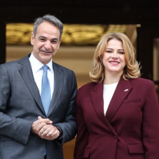 Κυρ. Μητσοτάκης: Συνάντηση του πρωθυπουργού με τη Λετονή ομόλογό του