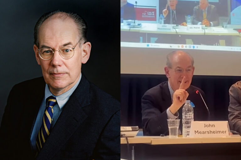 Ένα απόγευμα με τον John Mearsheimer κάτω από την Ακρόπολη