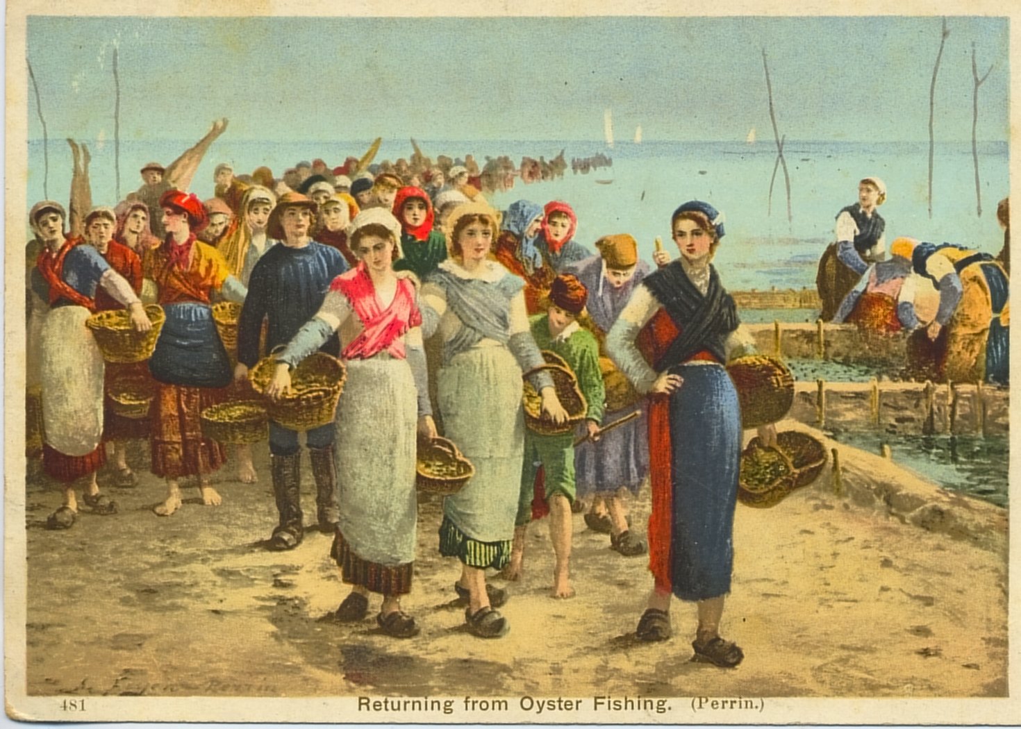Καρτποστάλ, Βρετάνη, Γαλλία 1892